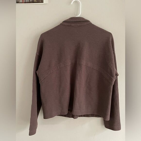 90 degree HIGH LOW FULL ZIP JACKET WITH SIDE POCKETS - Picture 9 of 10